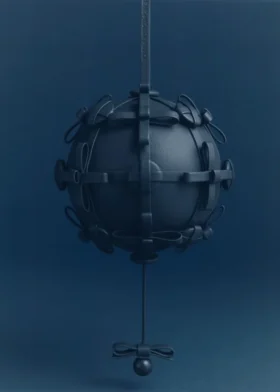 Button Bow Sphere Edition Ink
