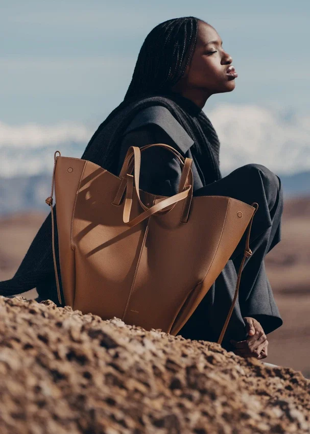 Cyme Tote Edition Textured Camel