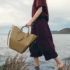 Cyme Tote Edition Textured Smoky Olive