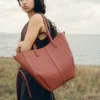 Cyme Tote Edition Textured Terracotta