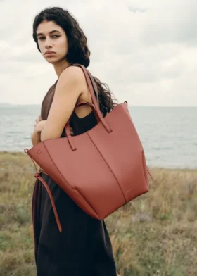 Cyme Tote Edition Textured Terracotta