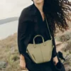 Cyme Tote Nano Edition Textured Linden