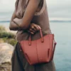 Cyme Tote Nano Edition Textured Terracotta
