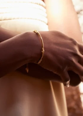Eroz Bangle Edition 24 carat gold gilded