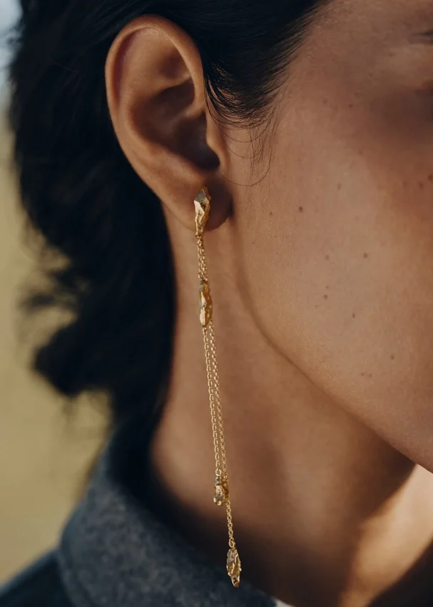 Eroz Chain Earrings Edition gilded edition