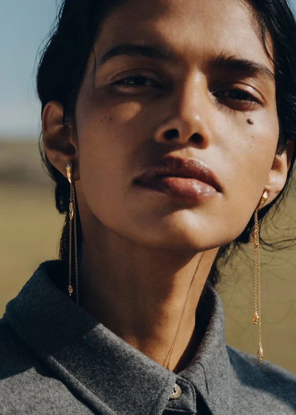 Eroz Chain Earrings Edition gilded edition