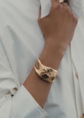Eroz Cuff Edition 24 carat gold gilded