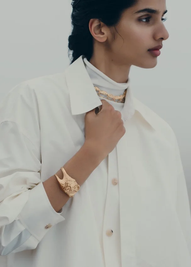 Eroz Cuff Edition 24 carat gold gilded