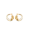 Eroz Hoop Earrings Edition 24 carat gold gilded