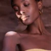 Eroz Hoop Earrings Edition 24 carat gold gilded