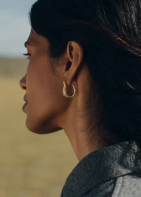 Eroz Slim Hoop Earrings Edition gilded edition