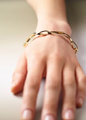 Éole Chain Bracelet Edition carat gold gilding
