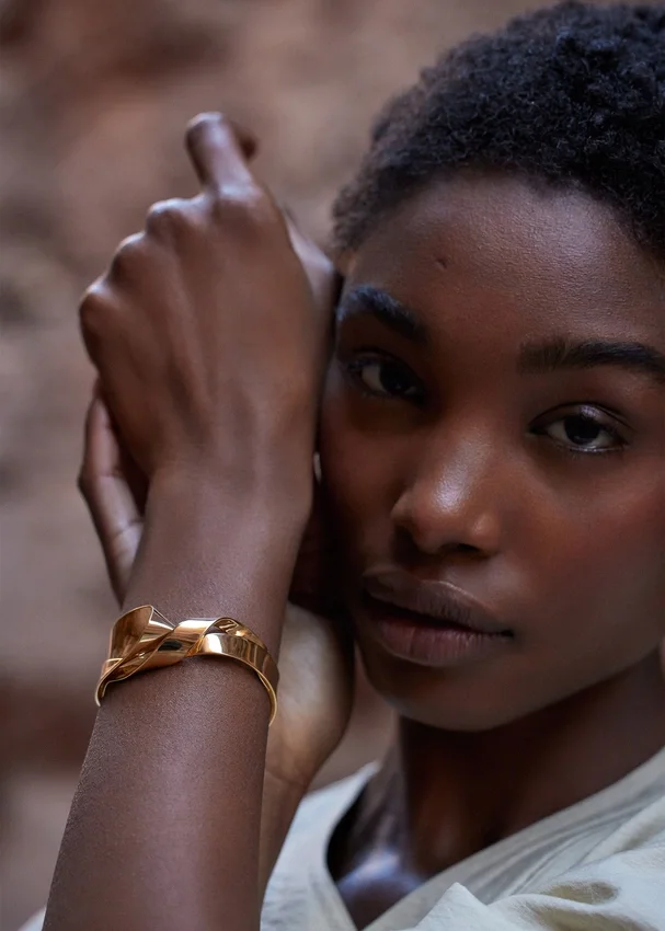 Éole Cuff Edition 24 carat gold gilded