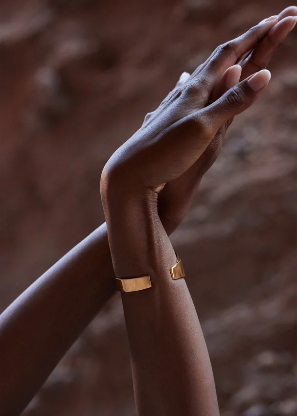 Éole Cuff Edition 24 carat gold gilded