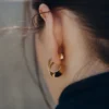 Éole Curled Earrings Edition gilded