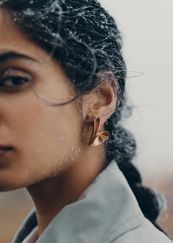 Éole Earrings Edition 24 carat gold gilded