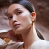 Éole Slim Hoop Earrings Edition 24 carat gold gilded