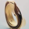 Ormé Ring Edition Gold Gilded with Camel Leather