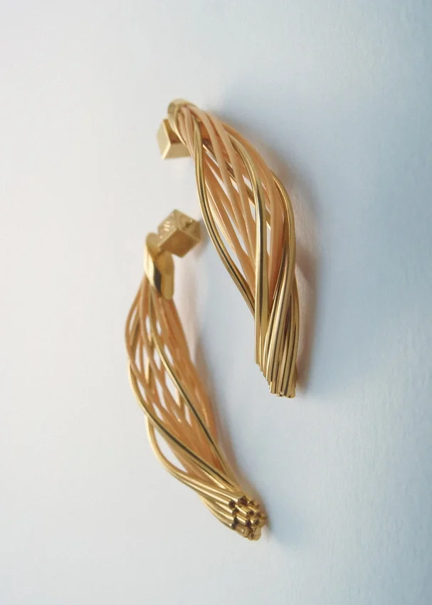 Rozo Drop Earrings Edition Rattan