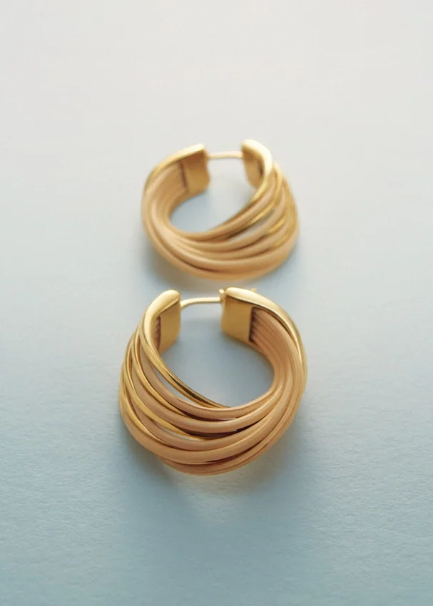 Rozo Hoop Earrings Edition Rattan