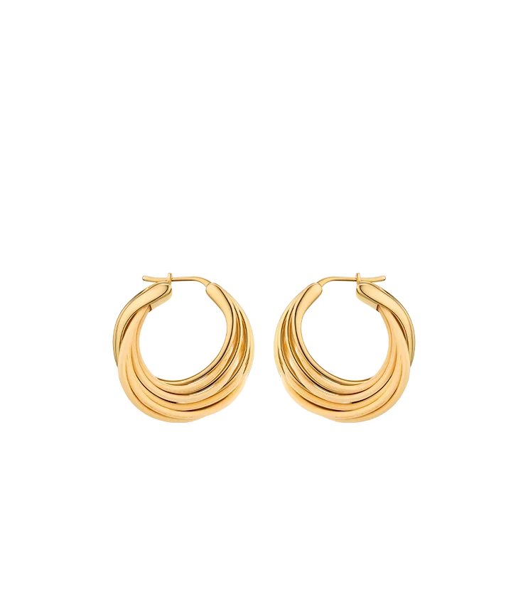 Rozo Hoop Earrings Edition Rattan